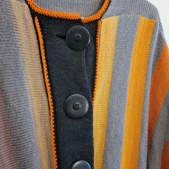 Linda Mendelson X Julie Artisans' Gallery Cardigan Art Piece One Size - Picture 5 of 12